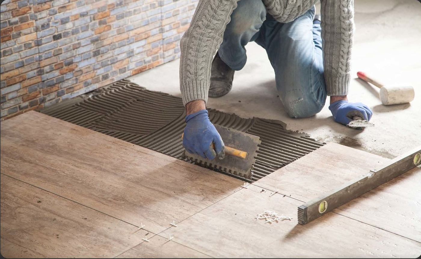 Pose de carrelage par un artisan PRO-SERVICE