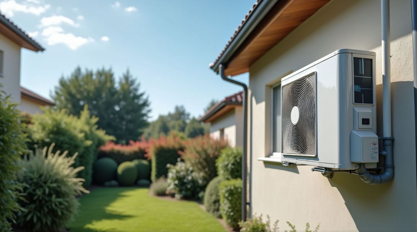 Unité extérieure de climatisation installée par PRO-SERVICE